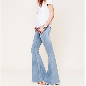 Free People Super Flare Denim